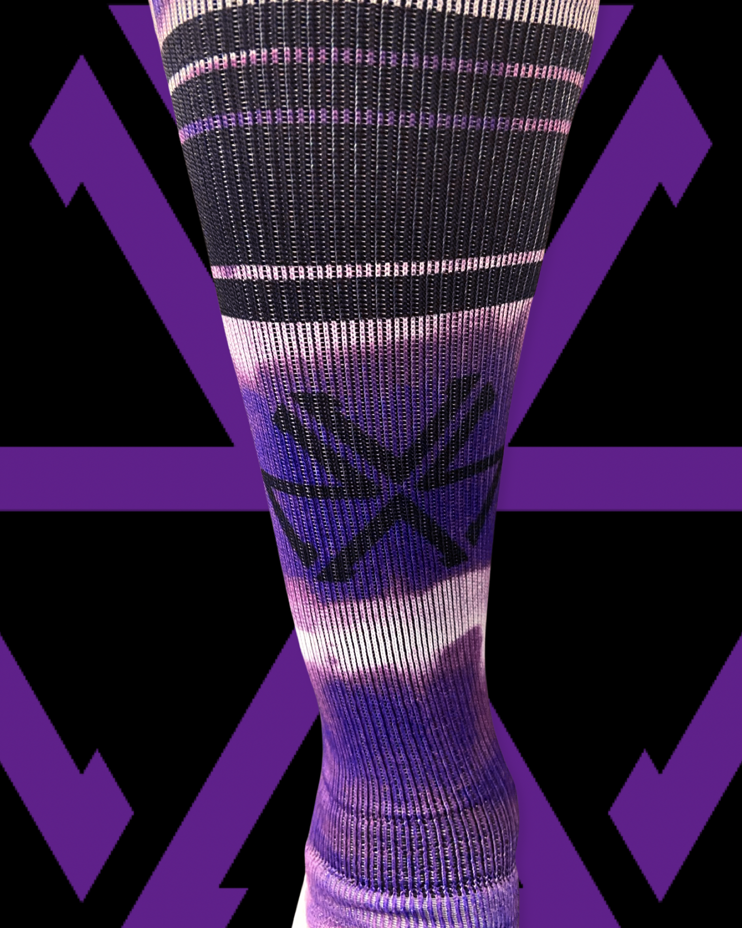 Viking Strong Purple Deadlift Socks