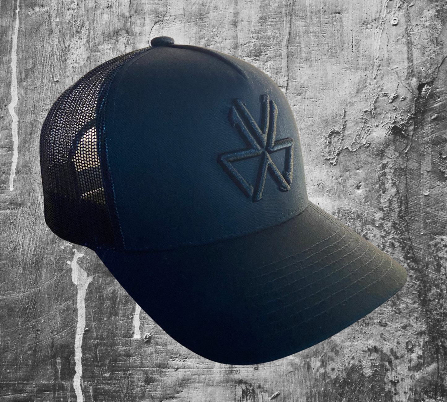 Viking Strong Murdered Out Trucker Hat