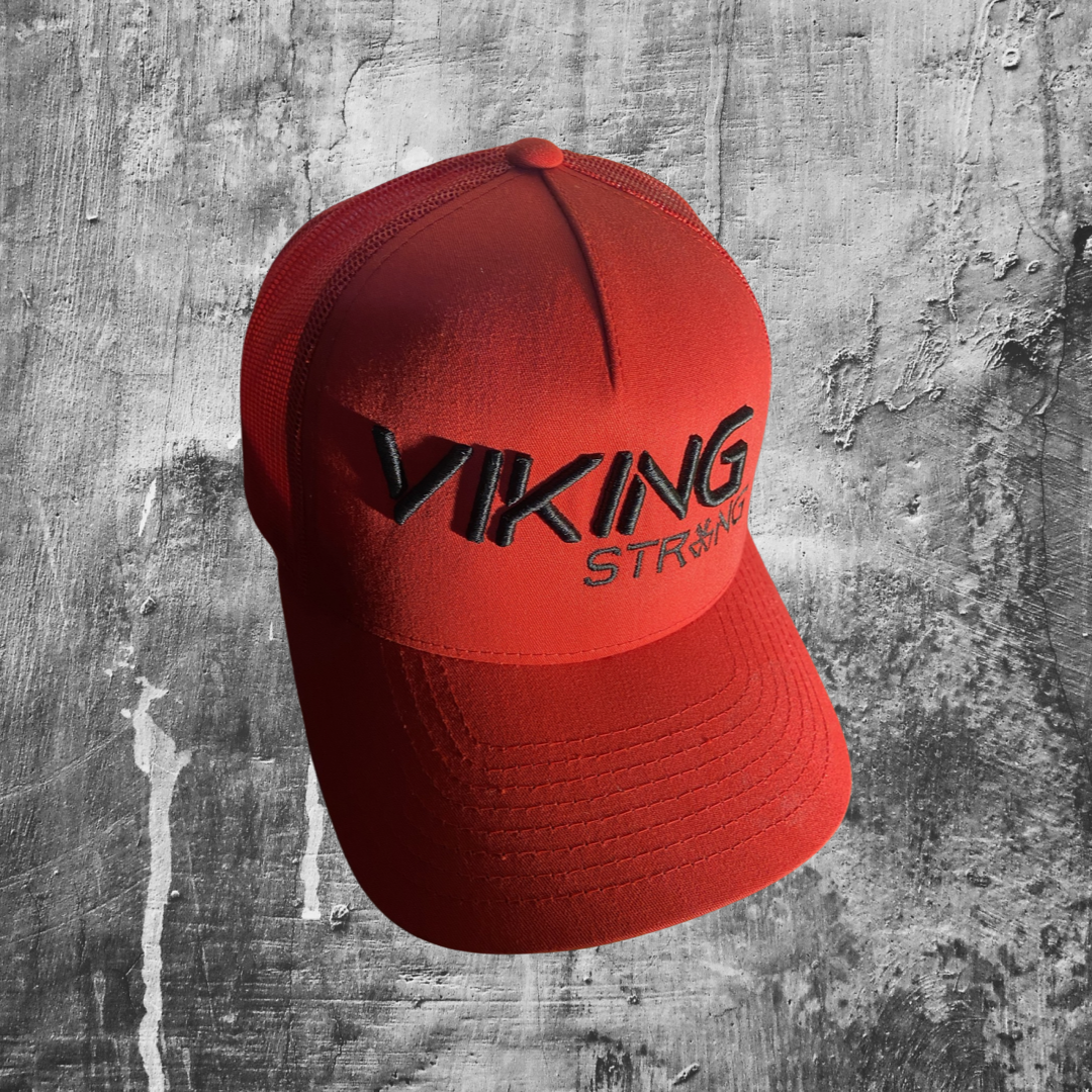 Viking Strong WAR Line Trucker Snapback Hat