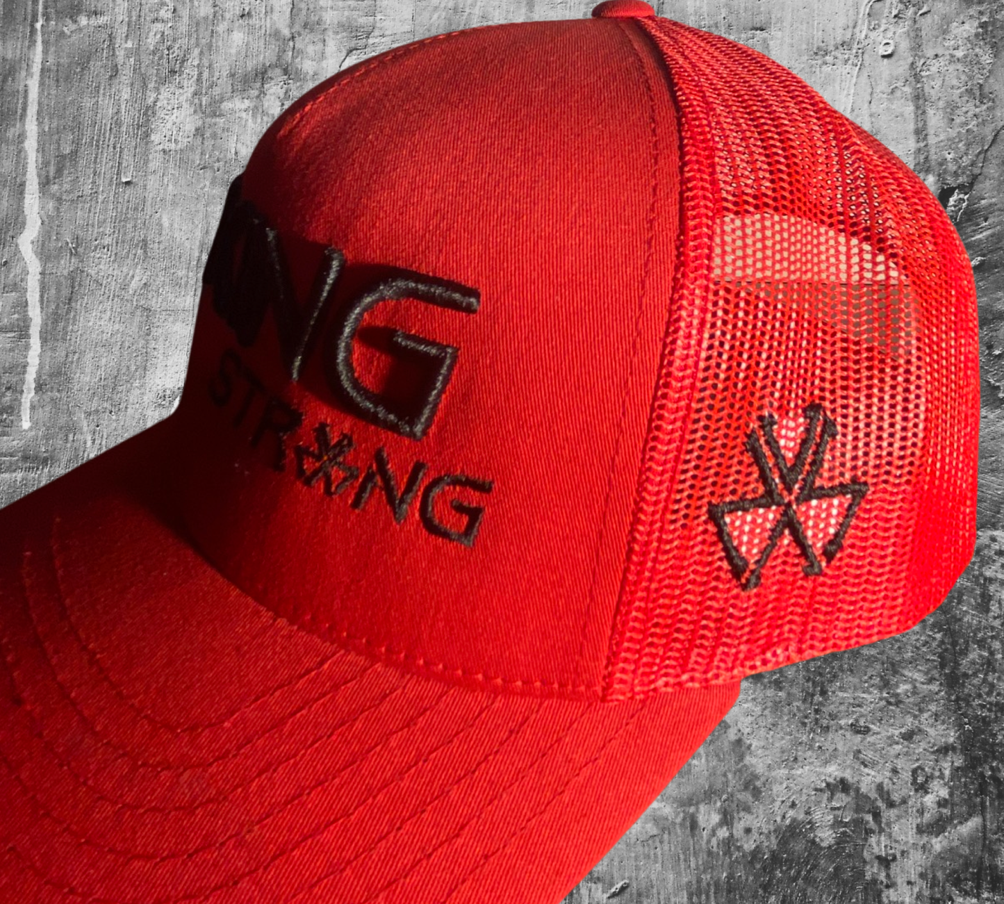 Viking Strong WAR Line Trucker Snapback Hat