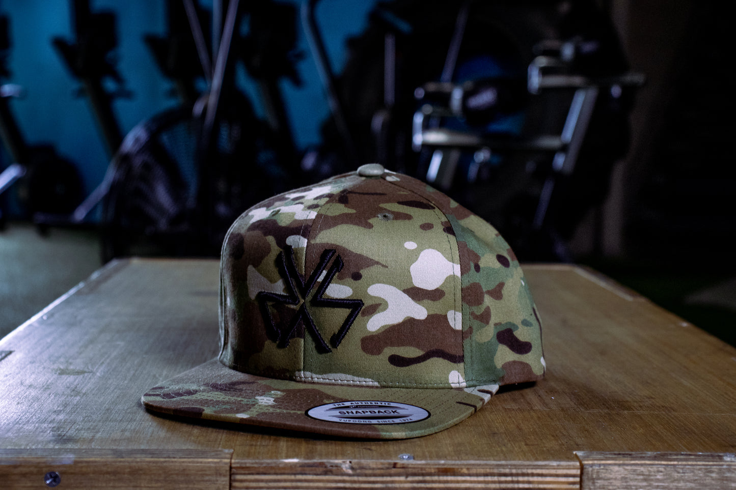 Viking Strong Green Camo Snapback Hat