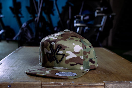 Viking Strong Green Camo Snapback Hat