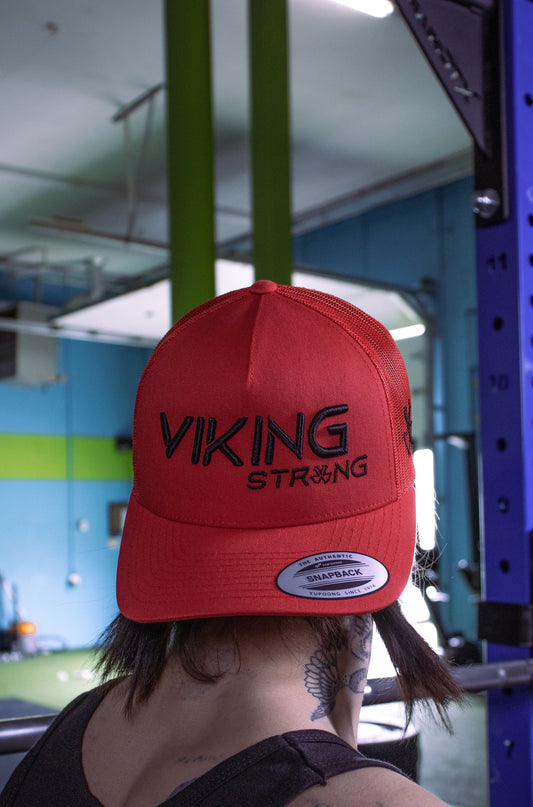 Viking Strong WAR Line Trucker Snapback Hat