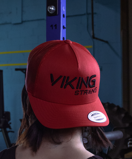 Viking Strong WAR Line Trucker Snapback Hat